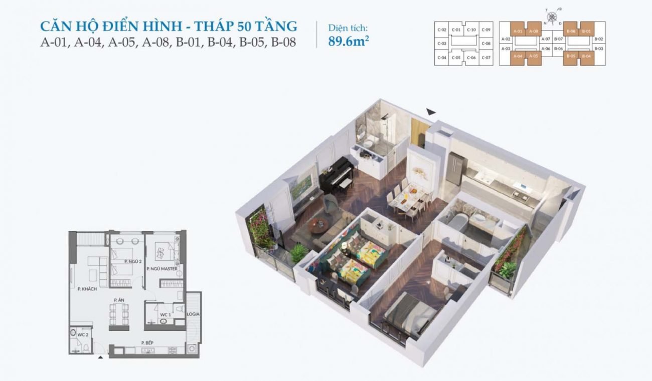 thiết kế căn hộ grand sunlake 135 trần phú hà đông